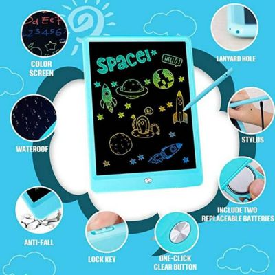 Writing Tablet, 10 Inch Colorful Toddler Doodle Board Drawing Tablet