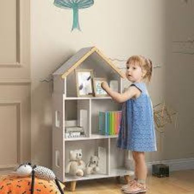 Kids Bookshelf and Toy Organizer 3 Tier Bookshelf